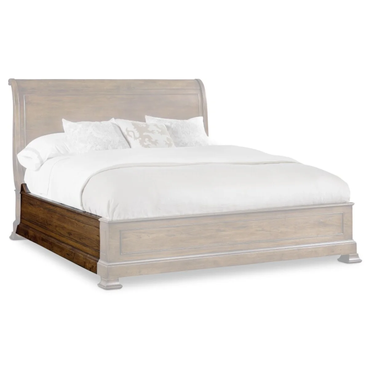 Archivist King Sleigh Bed withLow Footboard Beds Beds 7