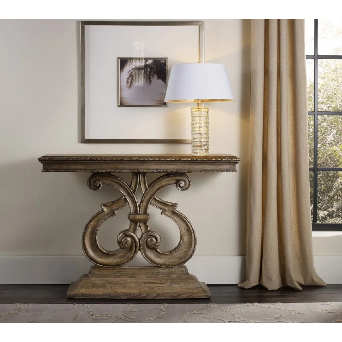 Melange Console Table Console Tables Brown 9