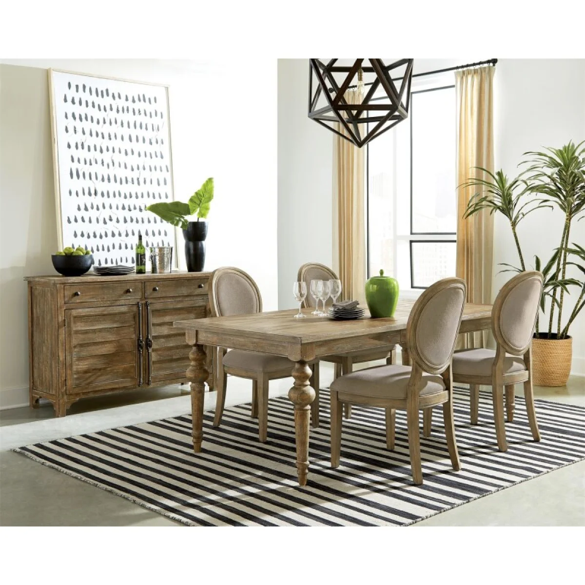 Sideboard Dining Storage Cream 10