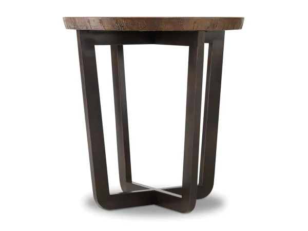 Commerce and Market Parkcrest Round End Table End tables Brown