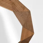 Santa Barbara Solid Wood Round Mirror - Image 5