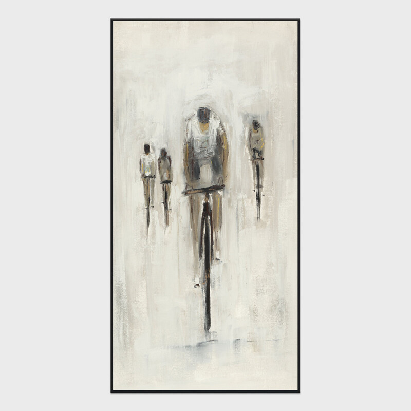 Cyclist Painting By Buddy Whitlock