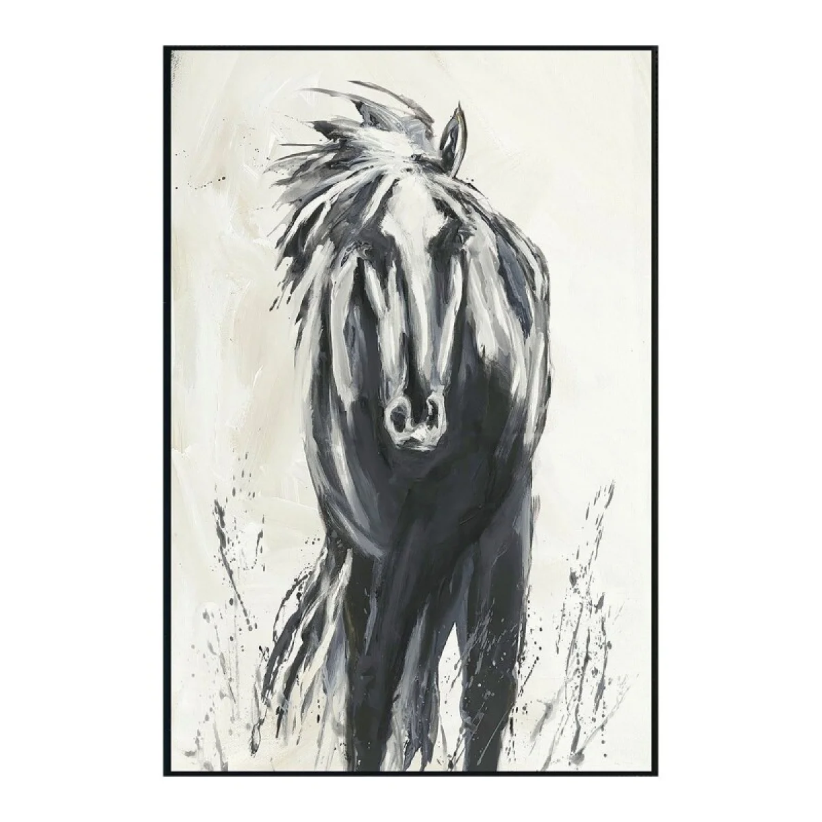 Dark Horse Painting 48×72 By Buddy Whitlock Art Art 4