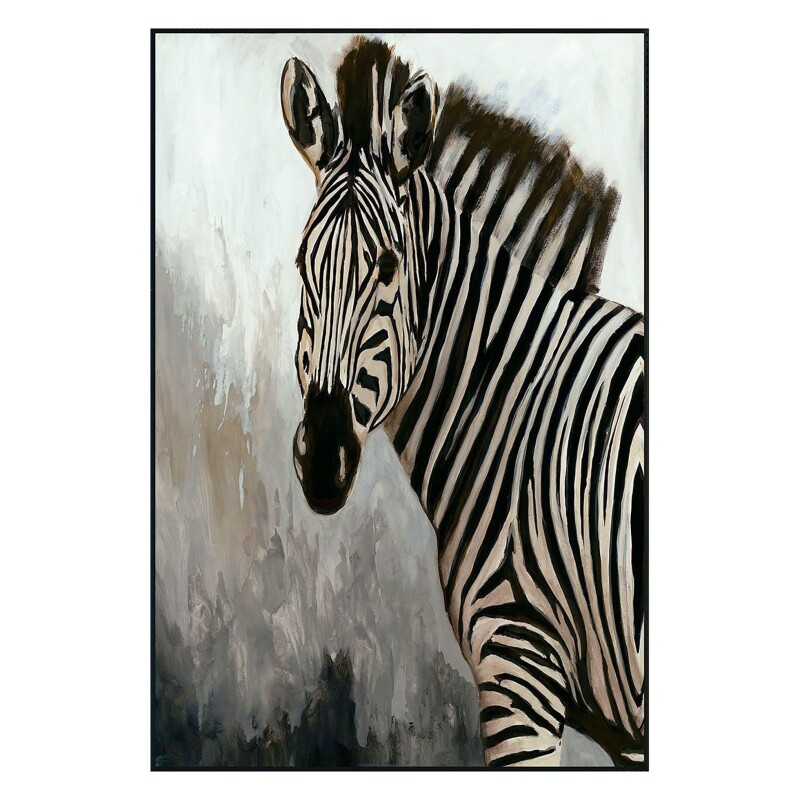 Zebra Painting 48x72 By Buddy Whitlock