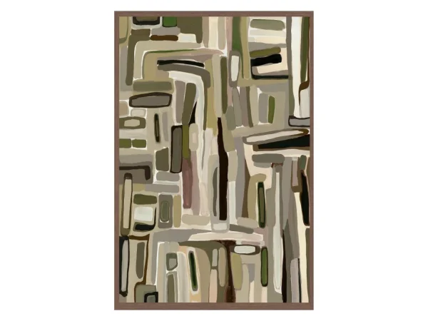 Blue Forest Painting 48×72 By Buddy Art Art 10