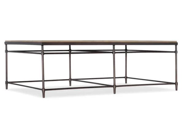 Commerce and Market St. Armand Rectangular Cocktail Cocktail & Coffee Tables Brown