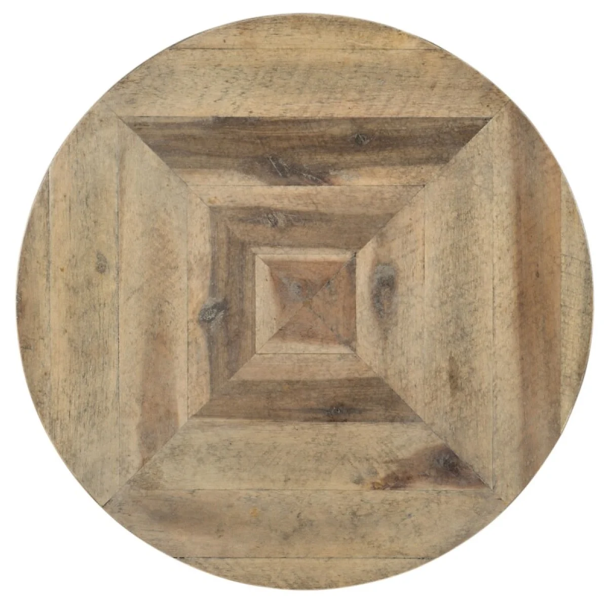 Commerce and Market St. Armand Round End Table End tables Brown 6