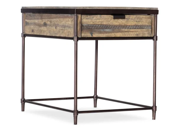 Commerce and Market St. Armand Rectangular End Table End tables Brown