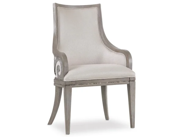 Sanctuary Upholstered Arm Chair Chairs & Benches Beige