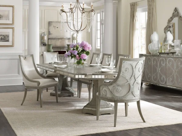Sanctuary Upholstered Side Chair Chairs & Benches Beige 13