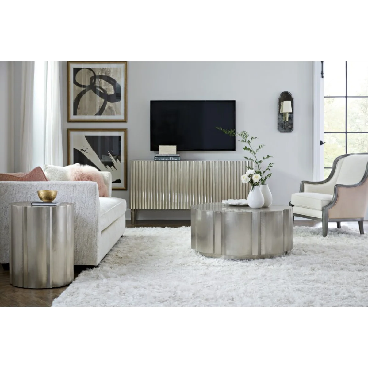 Melange German Silver Entertainment Console Entertainment Stands Entertainment Stands 8