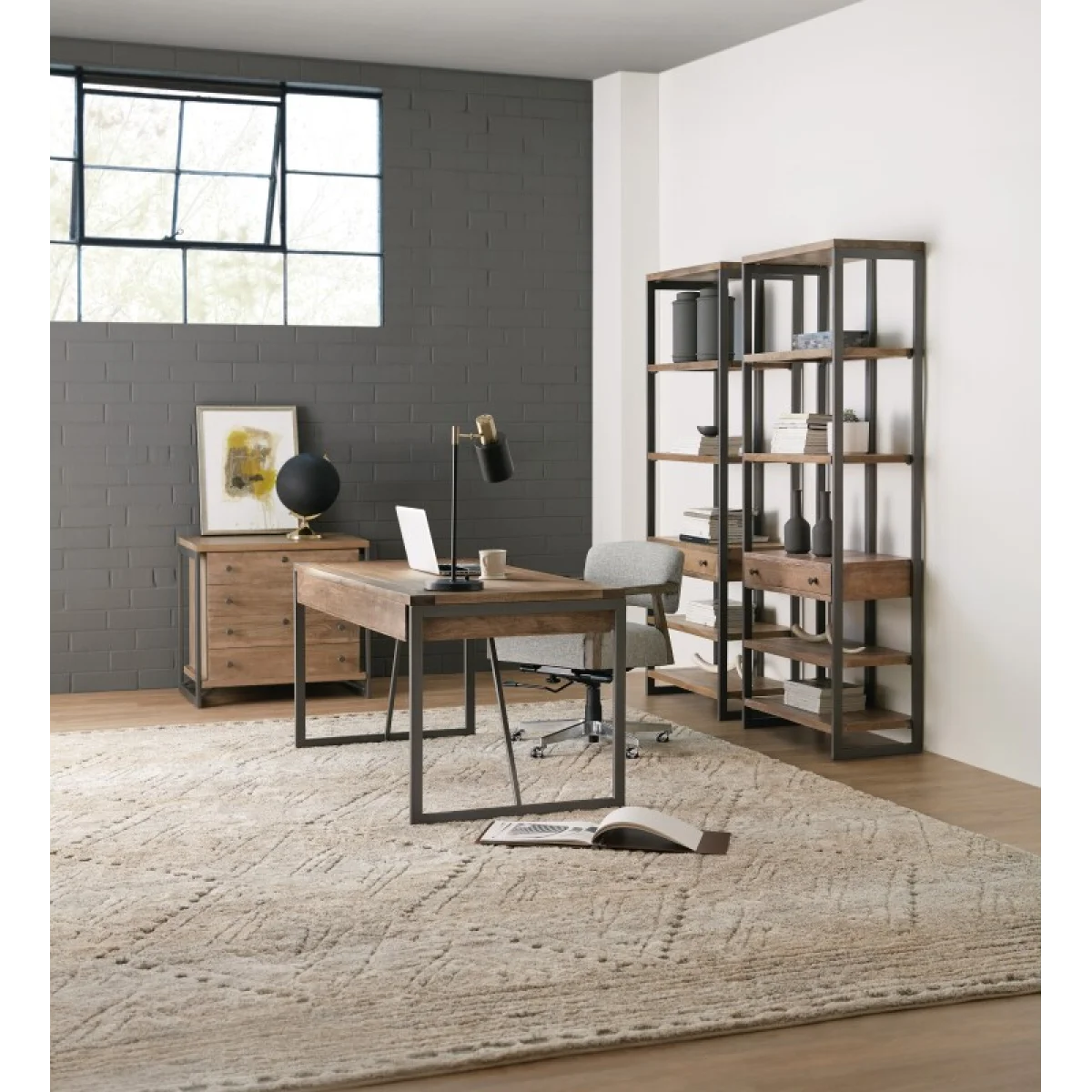 5681-10 Writing Desk Desks Brown 8