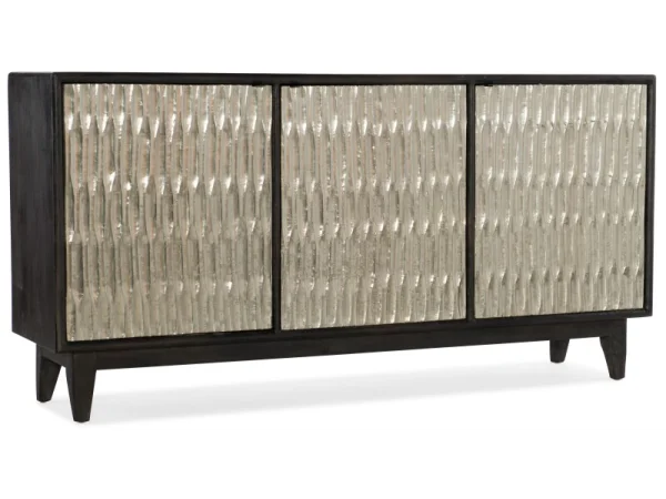 Commerce and Market Shimmer Three-Door Credenza Accent Furniture Accent Furniture