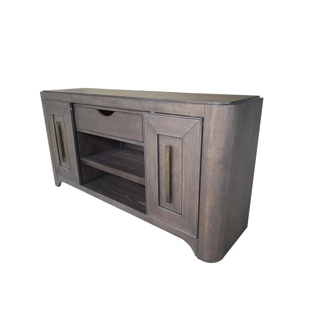 60 Inch Media Console Entertainment Stands Brown 4