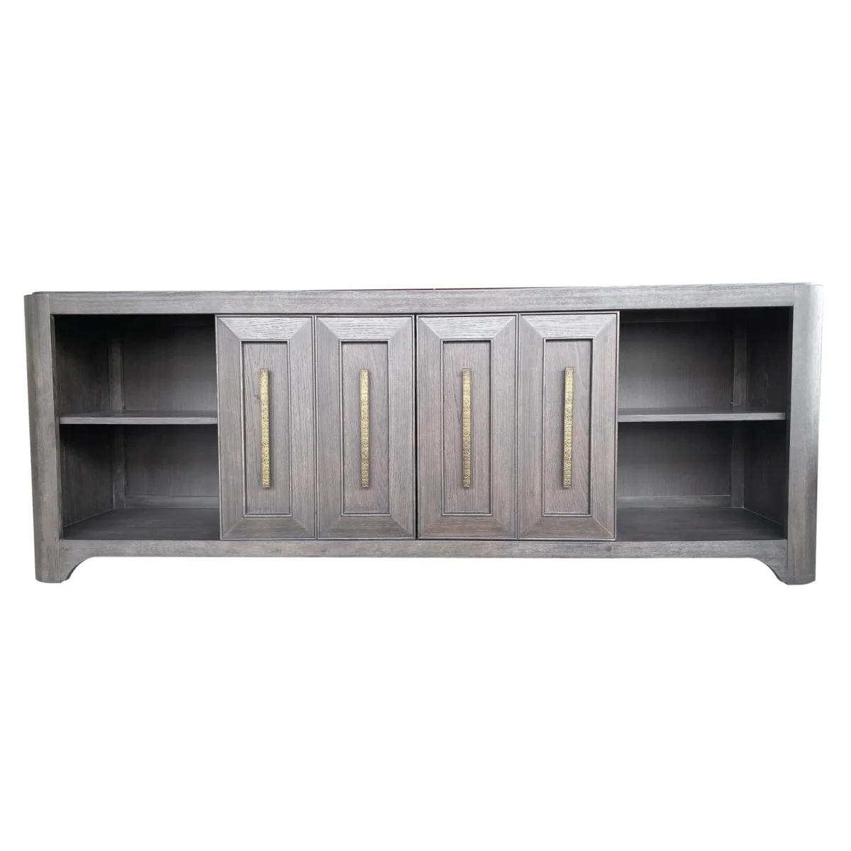 82 Inch Media Console Entertainment Stands Brown 6