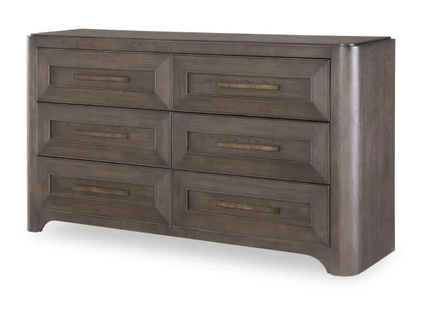 6 Drawer Dresser Dressers Brown
