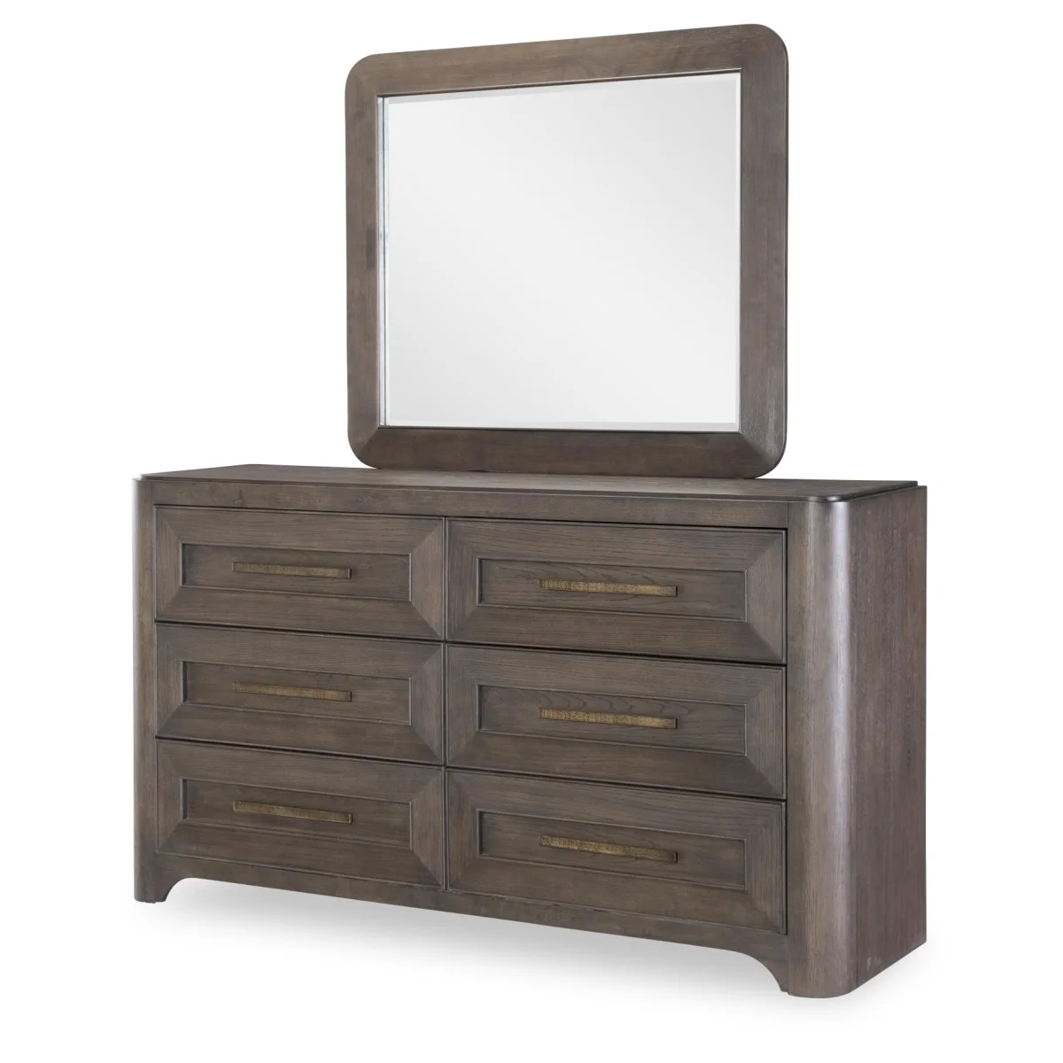 6 Drawer Dresser Dressers Brown 6