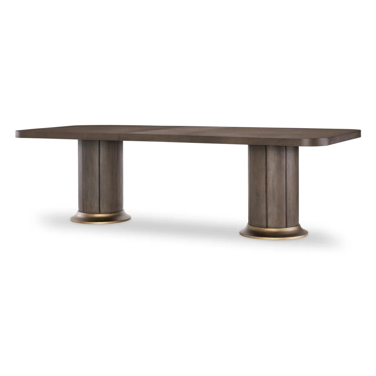 Complete Double Pedestal Dining Table Dining Tables Brown 7