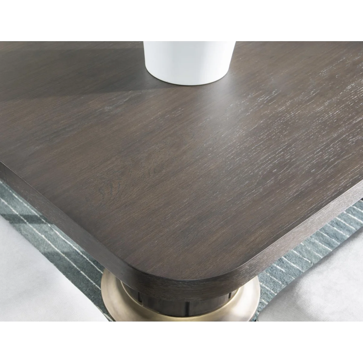 Complete Double Pedestal Dining Table Dining Tables Brown 11
