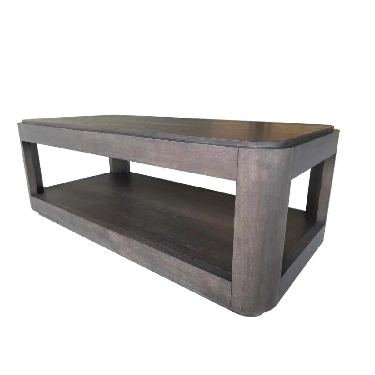 Rect Cocktail Table With Wood Top Cocktail & Coffee Tables Brown 4