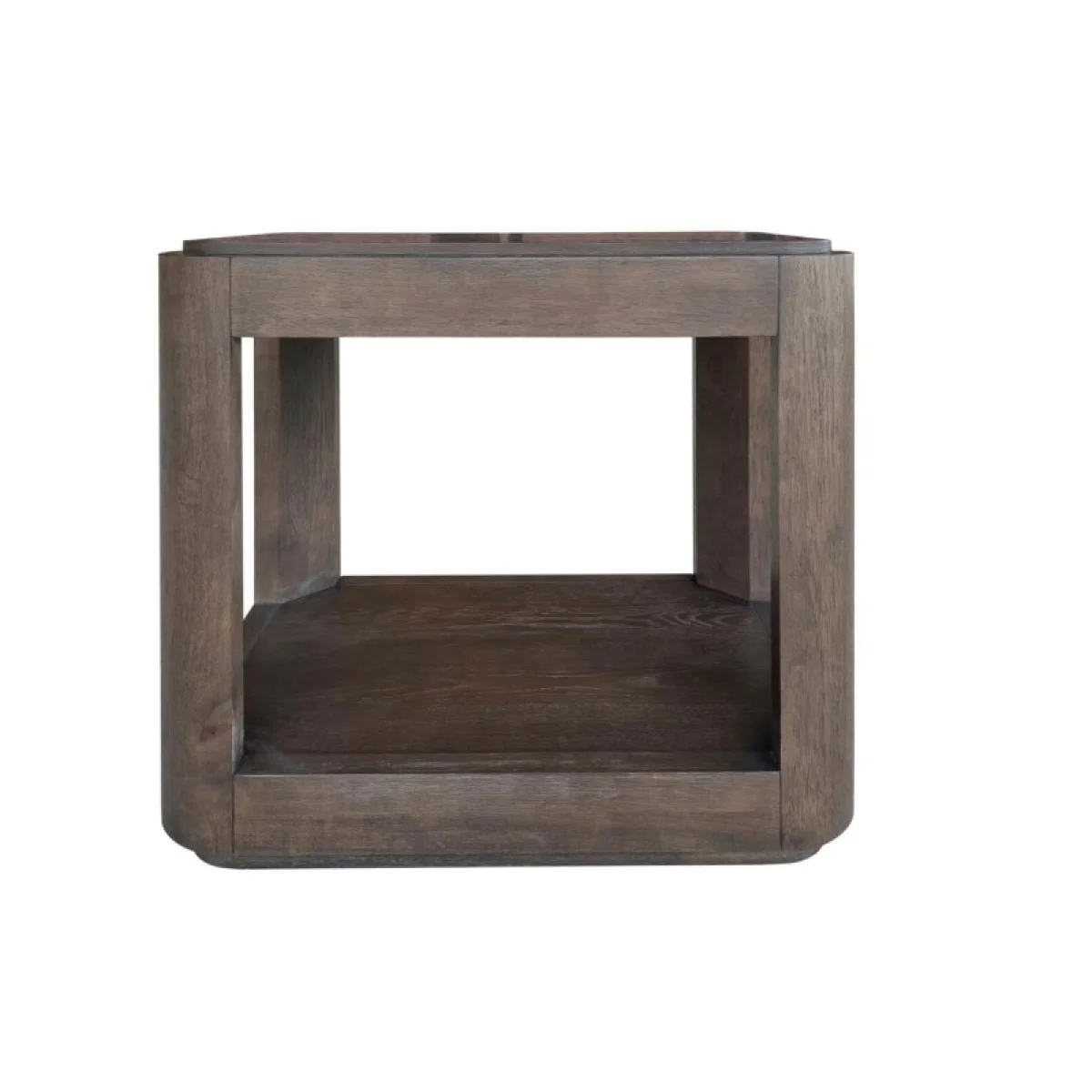 Chairside Table With Wood Top Chairside Tables Brown 6