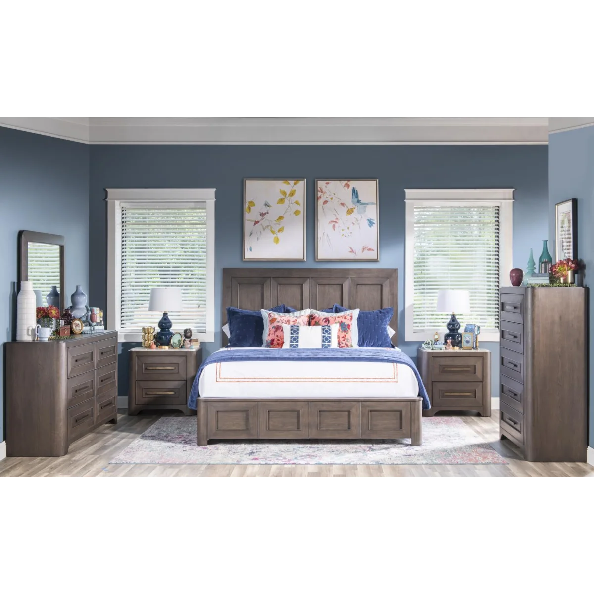 Complete Queen Panel Bed 5/0 Beds Beds 9