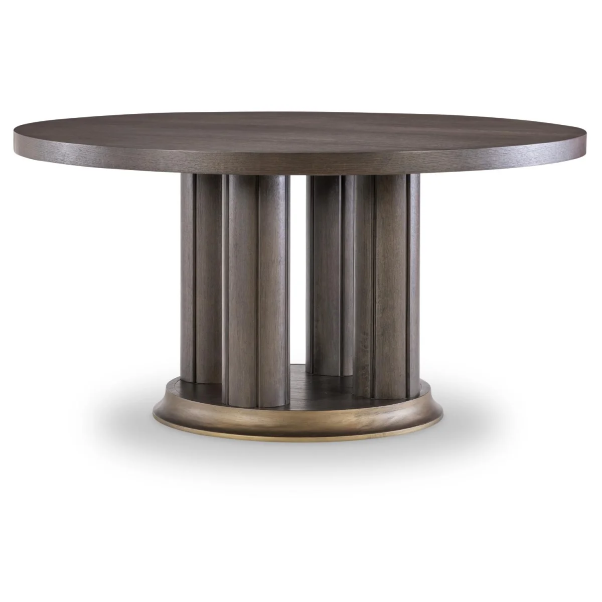 Complete Round Dining Table Dining Tables Brown 4