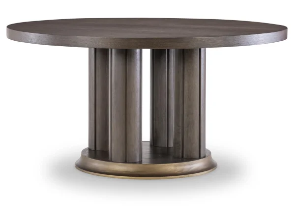 Complete Round Dining Table Dining Tables Brown