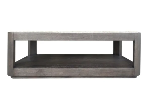 Rect Cocktail Table With Stone Top Cocktail & Coffee Tables Brown 9