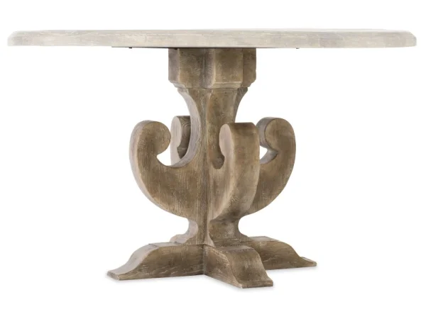 Casual Dining Boheme Ascension Round Dining Table Base Dining Table Bases Brown