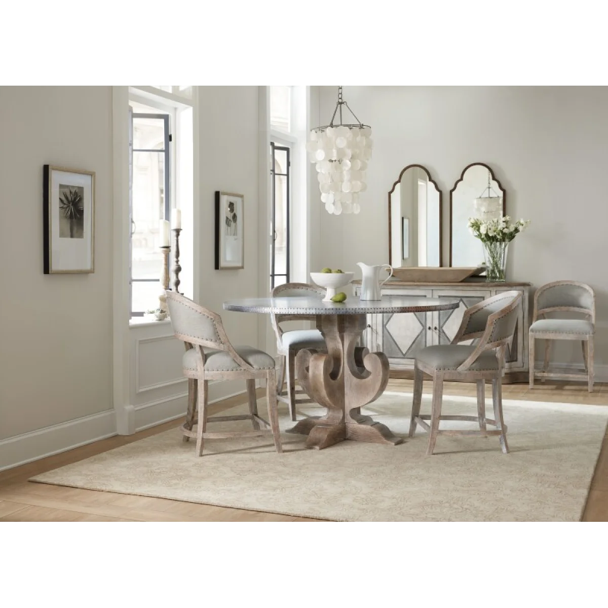 Casual Dining Boheme Ascension Round Dining Table Base Dining Table Bases Brown 13