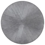 Boheme Ascension 60in Zinc Round Dining Table - Image 3