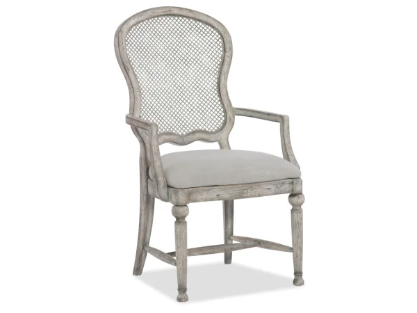 Boheme Gaston Metal Back Arm Chair Chairs & Benches Chairs & Benches