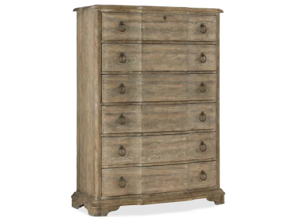 Boheme Chimay Six-Drawer Chest Chests Brown