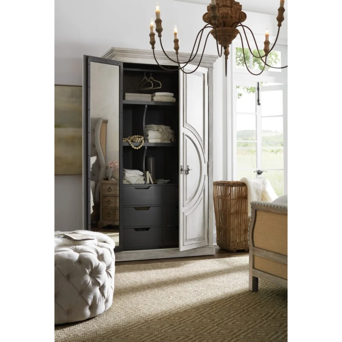 Boheme Bilzen Wardrobe Dressers Cream 9