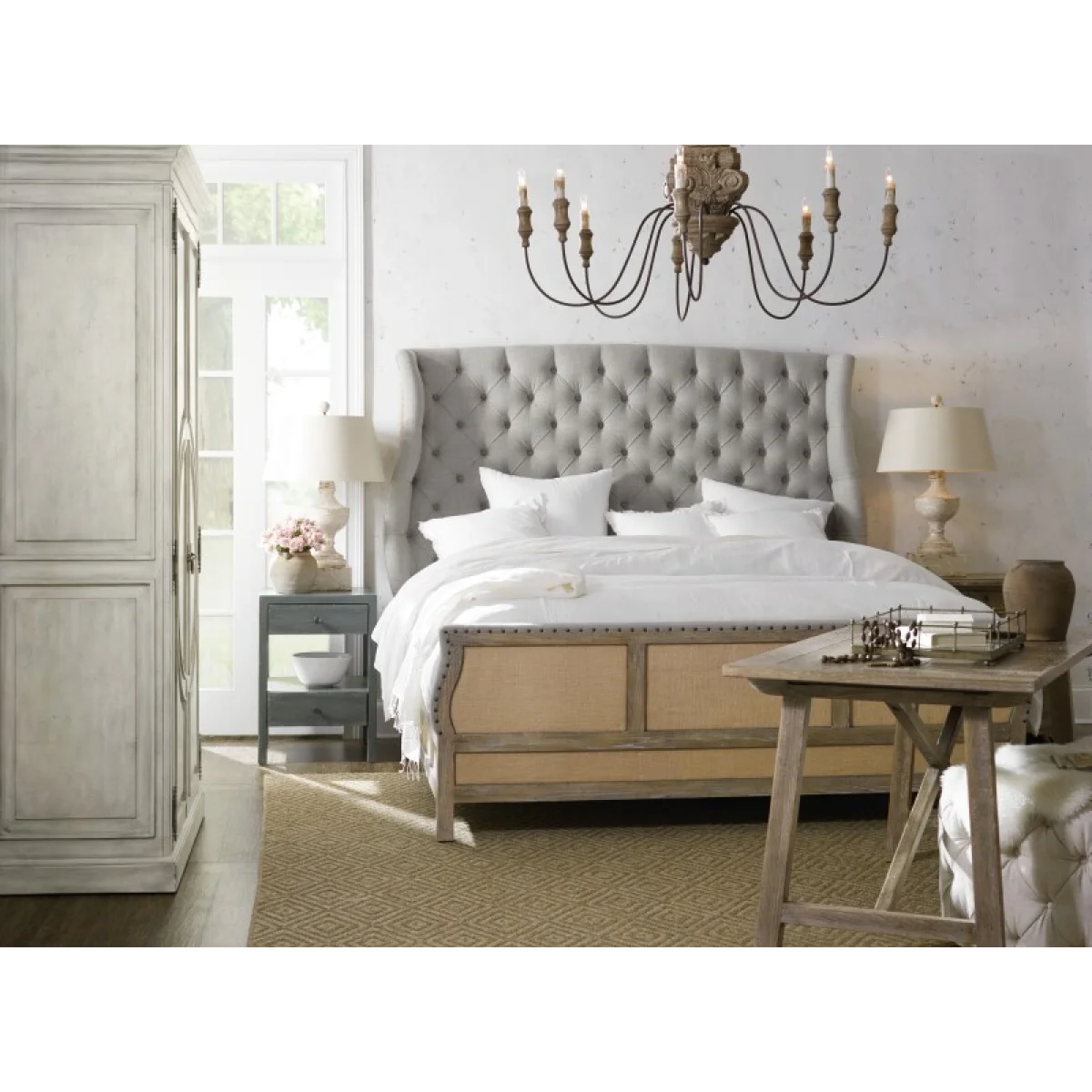 Boheme Bon Vivant De-Constructed California King Uph Bed Beds Beds 6