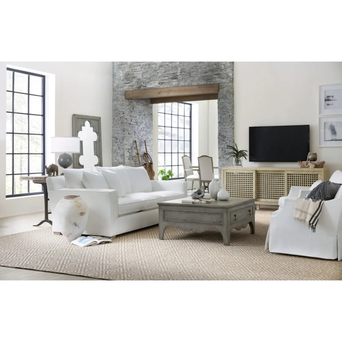 Ciao Bella Entertainment Console Entertainment Stands Cream 11