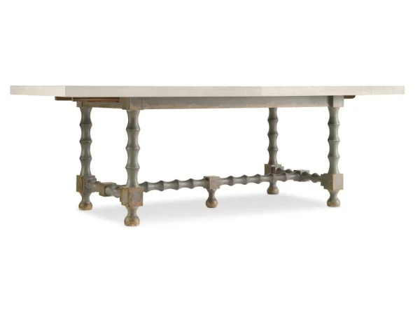 Casual Dining Ciao Bella 84in Trestle Table Base- Gray Dining Table Bases Dining Table Bases