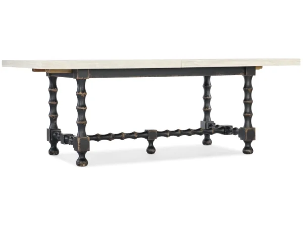 Casual Dining Ciao Bella 84in Trestle Table Base- Black Dining Table Bases black