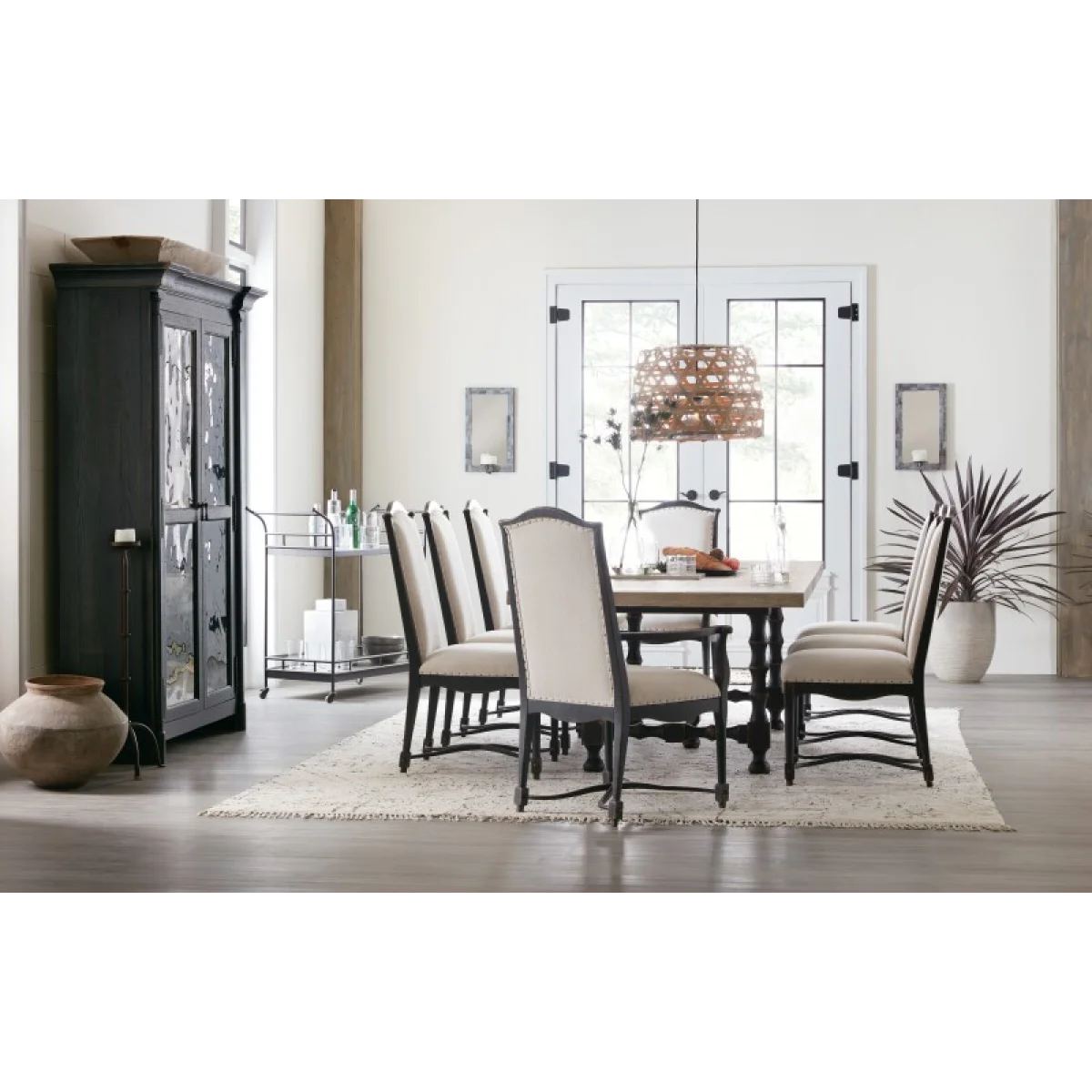 Casual Dining Ciao Bella 84in Trestle Table Base- Black Dining Table Bases black 7