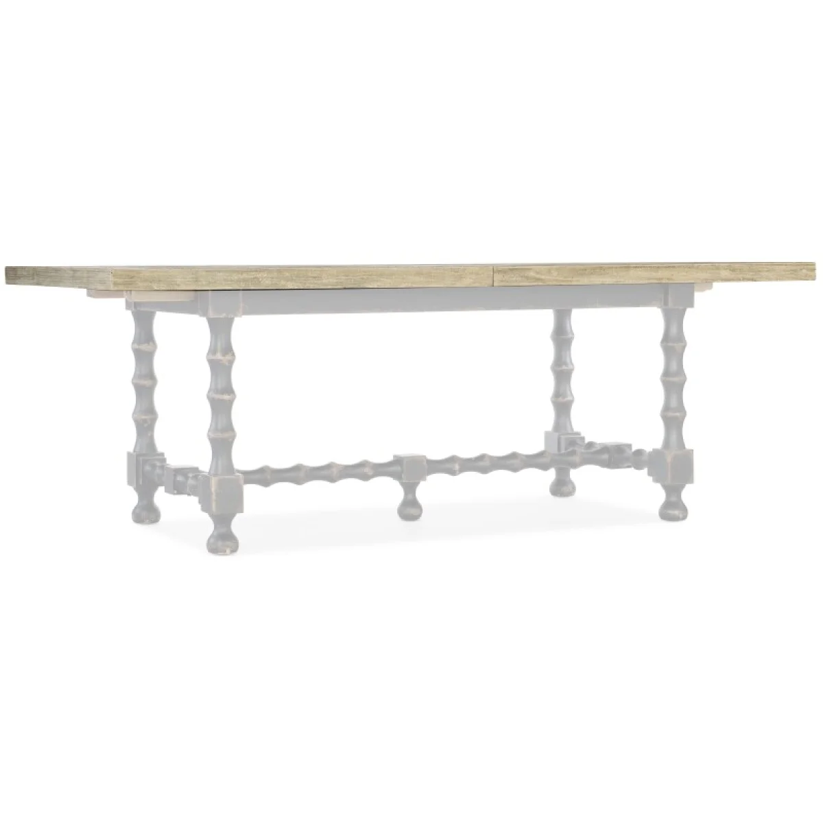 Casual Dining Ciao Bella 84in Trestle Table Top w/ 2-18in Leaves Dining Table Tops Brown 4