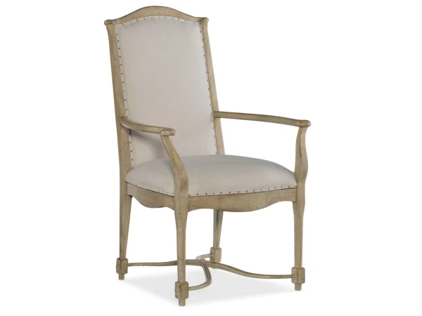 Ciao Bella Upholstered Back Arm Chair Chairs & Benches Beige