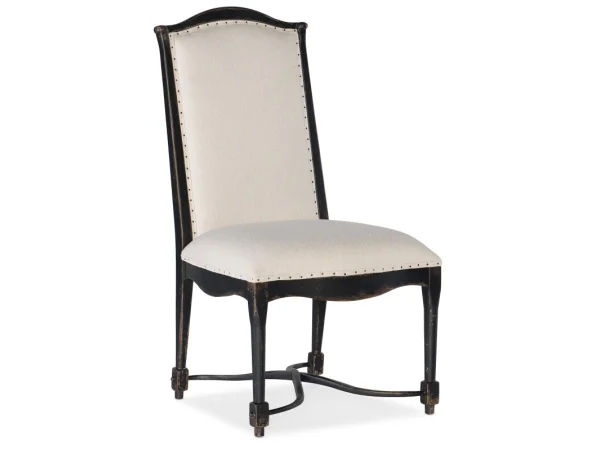 Ciao Bella Upholstered Back Side Chair Chairs & Benches Beige