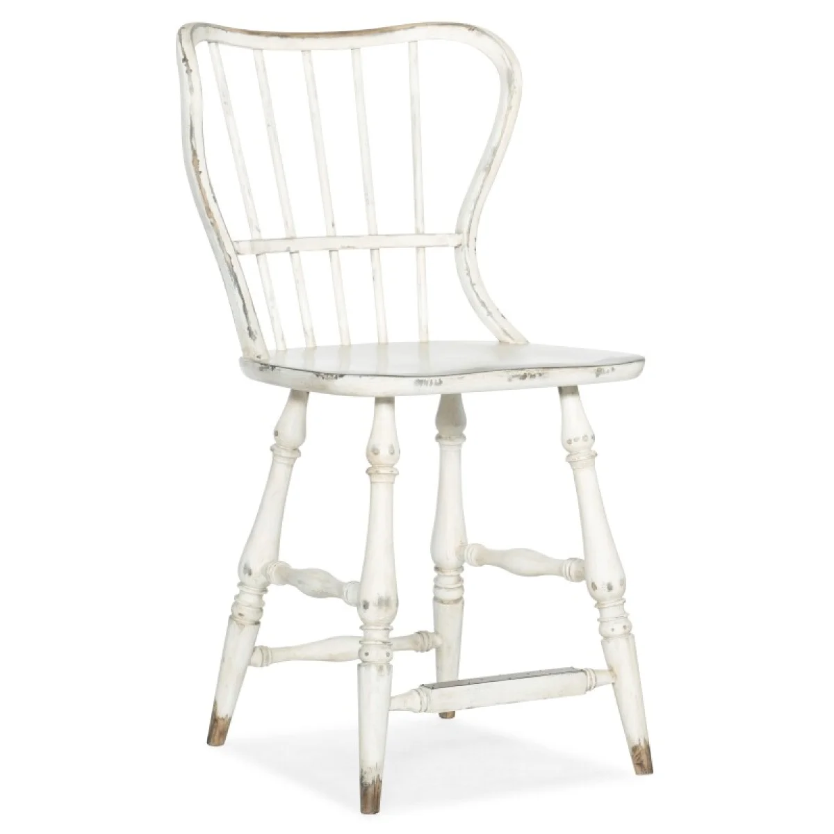 Ciao Bella Spindle Back Counter Stool-White Barstools Barstools 4