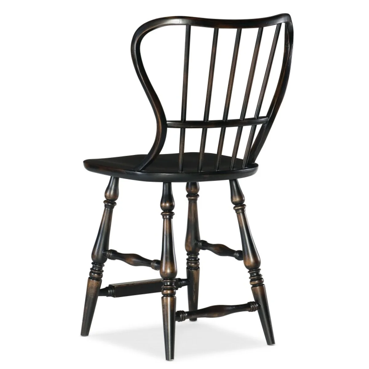 Ciao Bella Spindle Back Counter Stool-Black Barstools Barstools 6