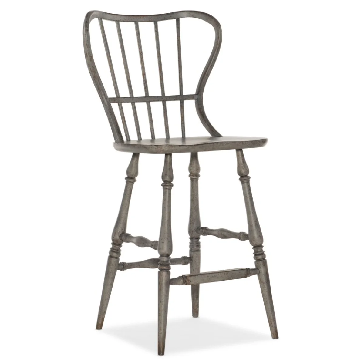 Ciao Bella Spindle Back Bar Stool-Speckled Gray Barstools Barstools 4