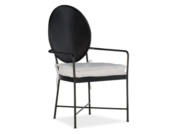 Ciao Bella Metal Arm Chair Chairs & Benches Beige