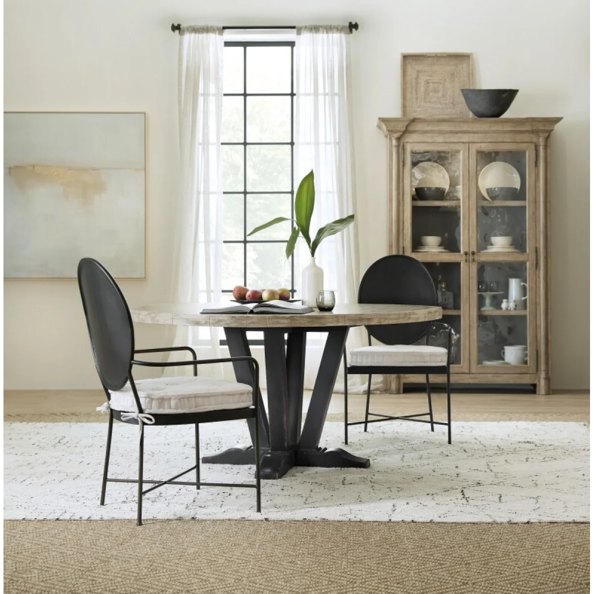 Ciao Bella Metal Arm Chair Chairs & Benches Beige 7