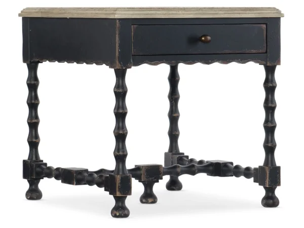 Ciao Bella Rectangular End Table End tables black