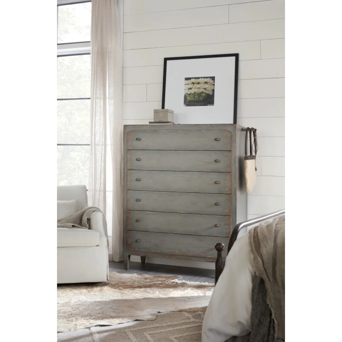Ciao Bella Six-Drawer Chest- Speckled Gray Chests Chests 10